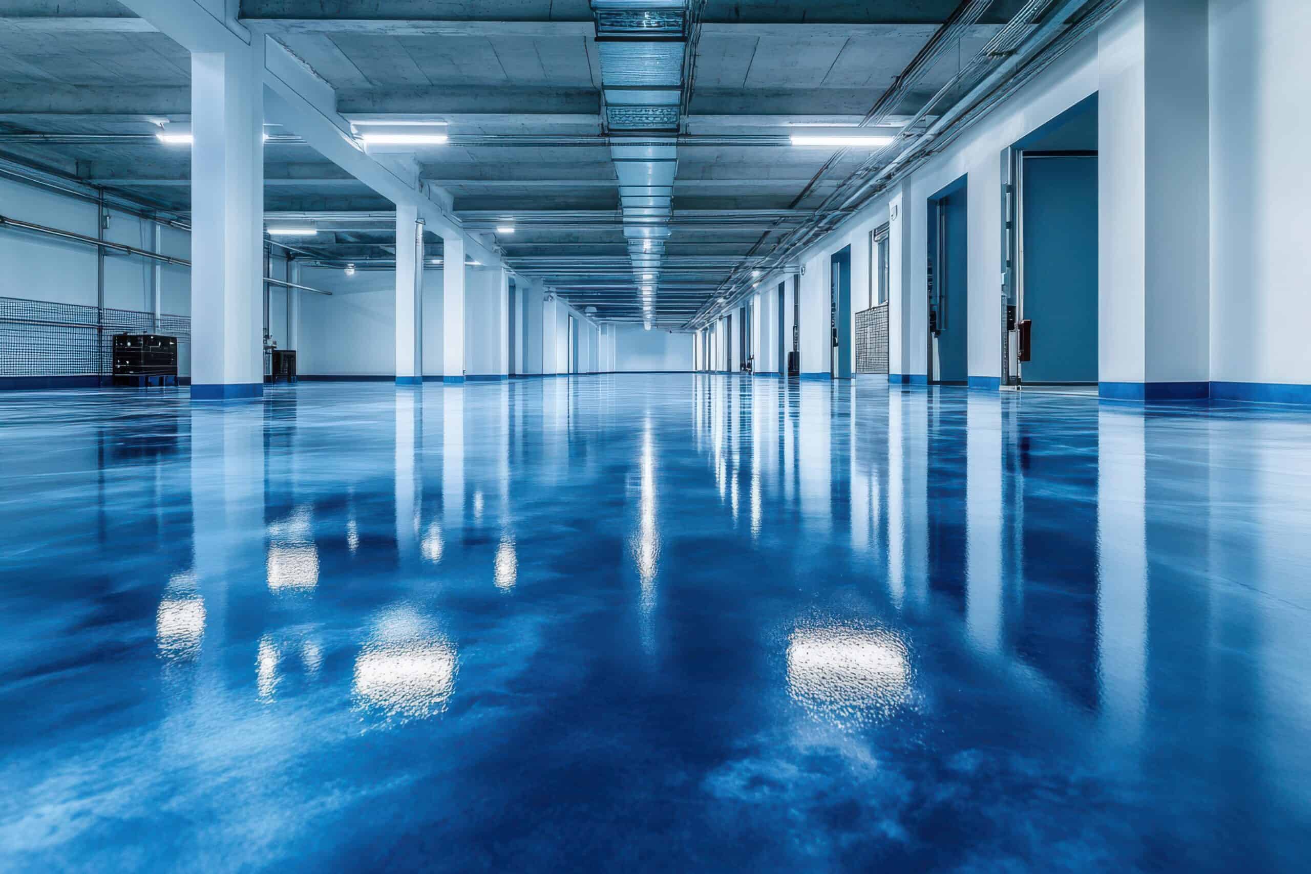 Epoxy Floor Coatings application at Cary facility
