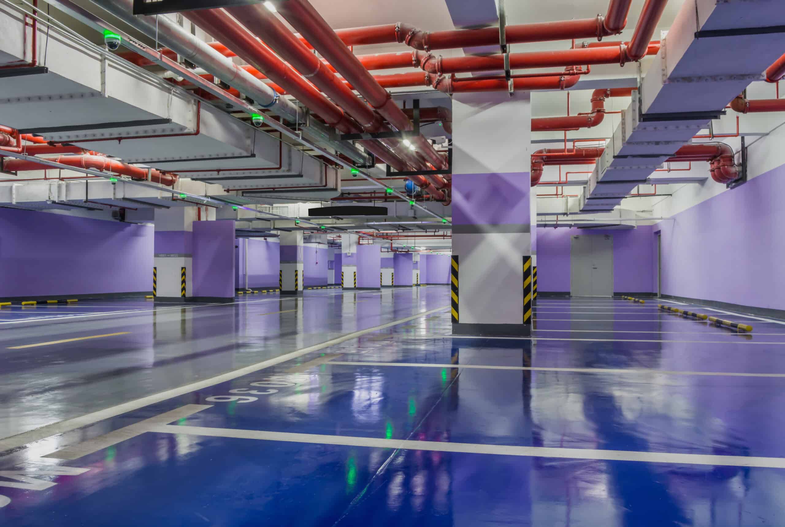 Epoxy Floor Coatings preparation at Cary facility