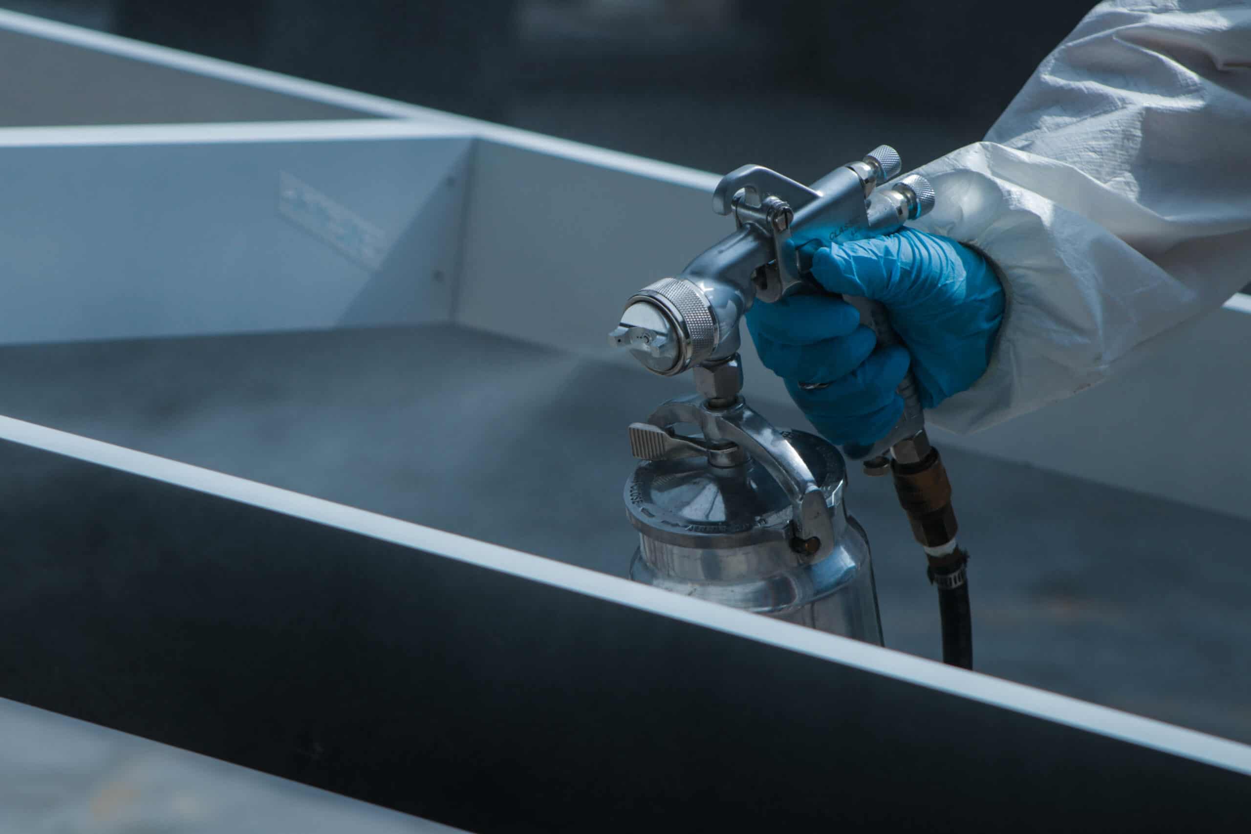 Industrial Painting application at Raleigh facility