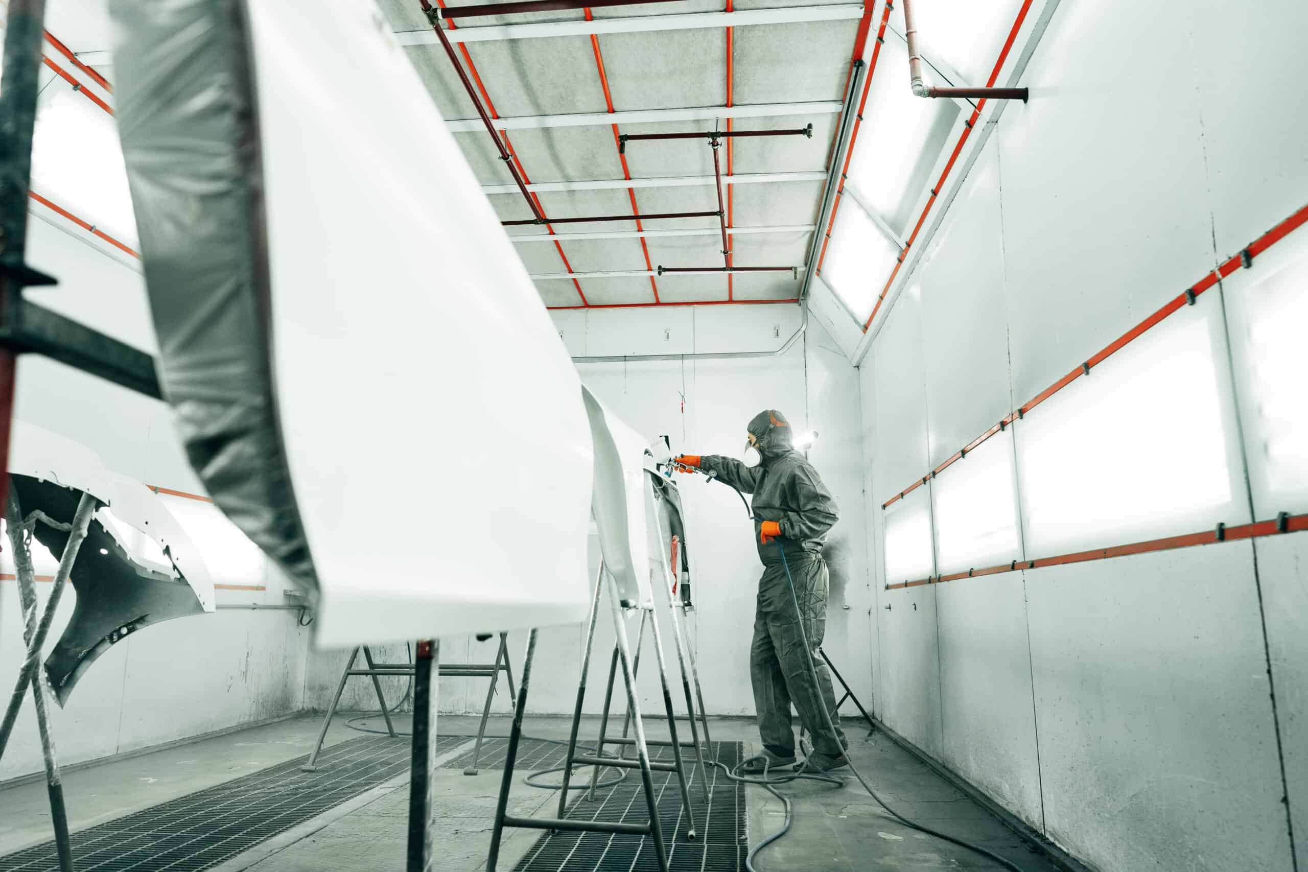 Commercial Painting application at Burlington facility