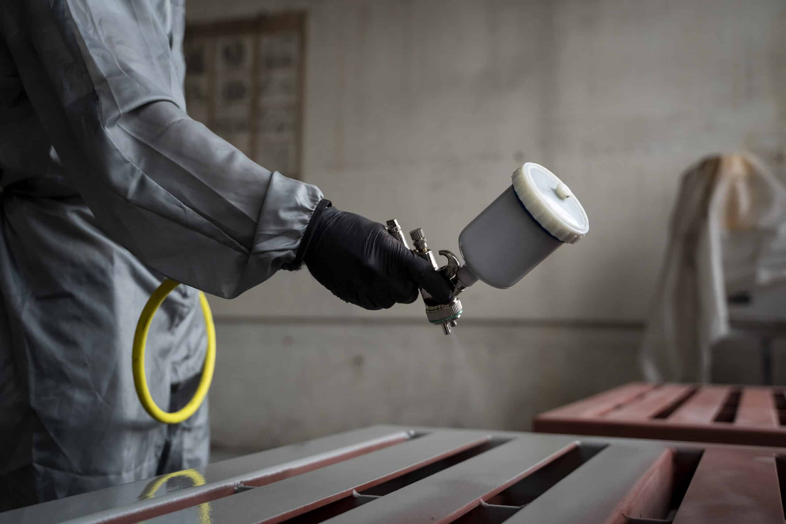 Industrial Painting application at Garner facility