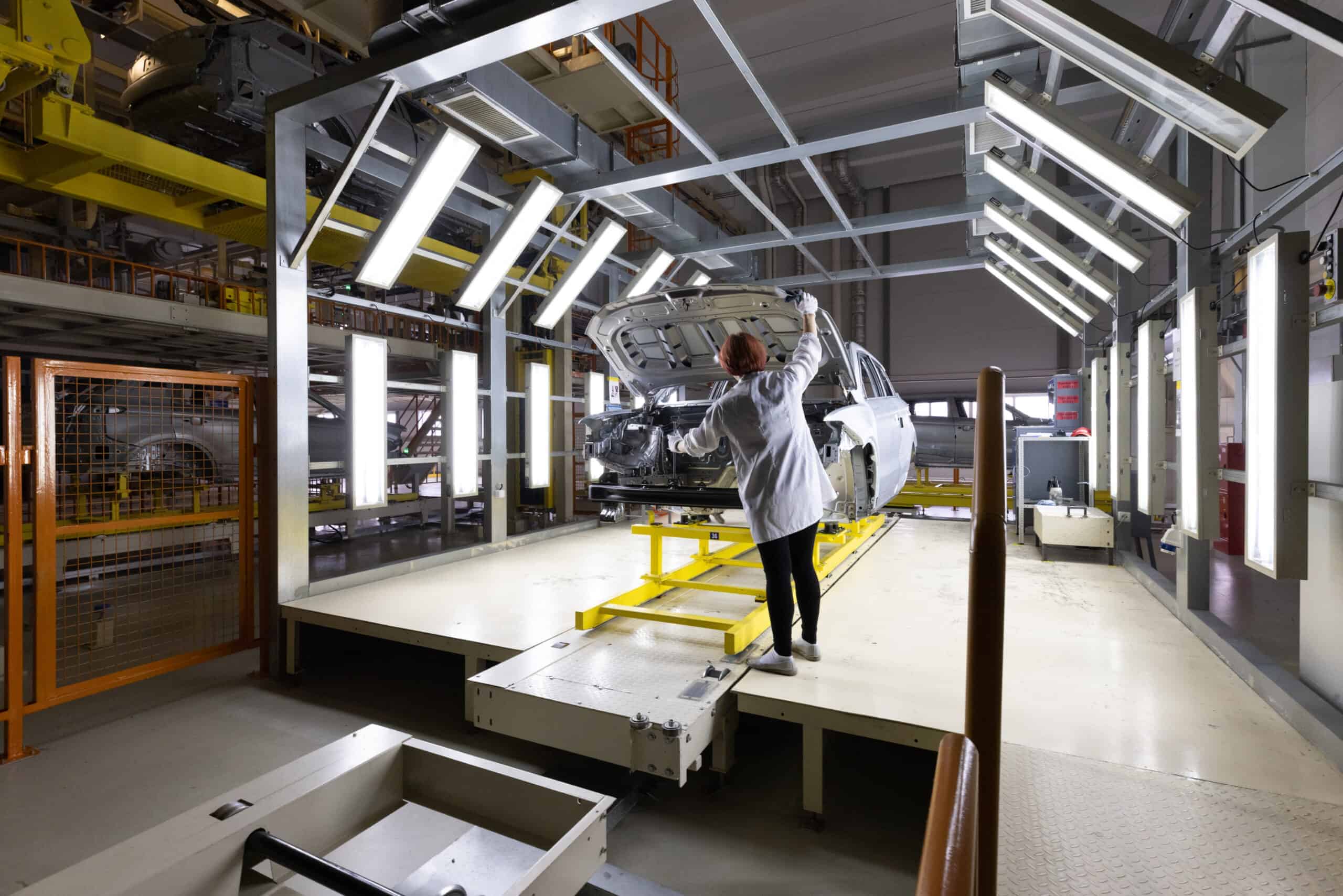 Industrial Painting application at Pinehurst facility
