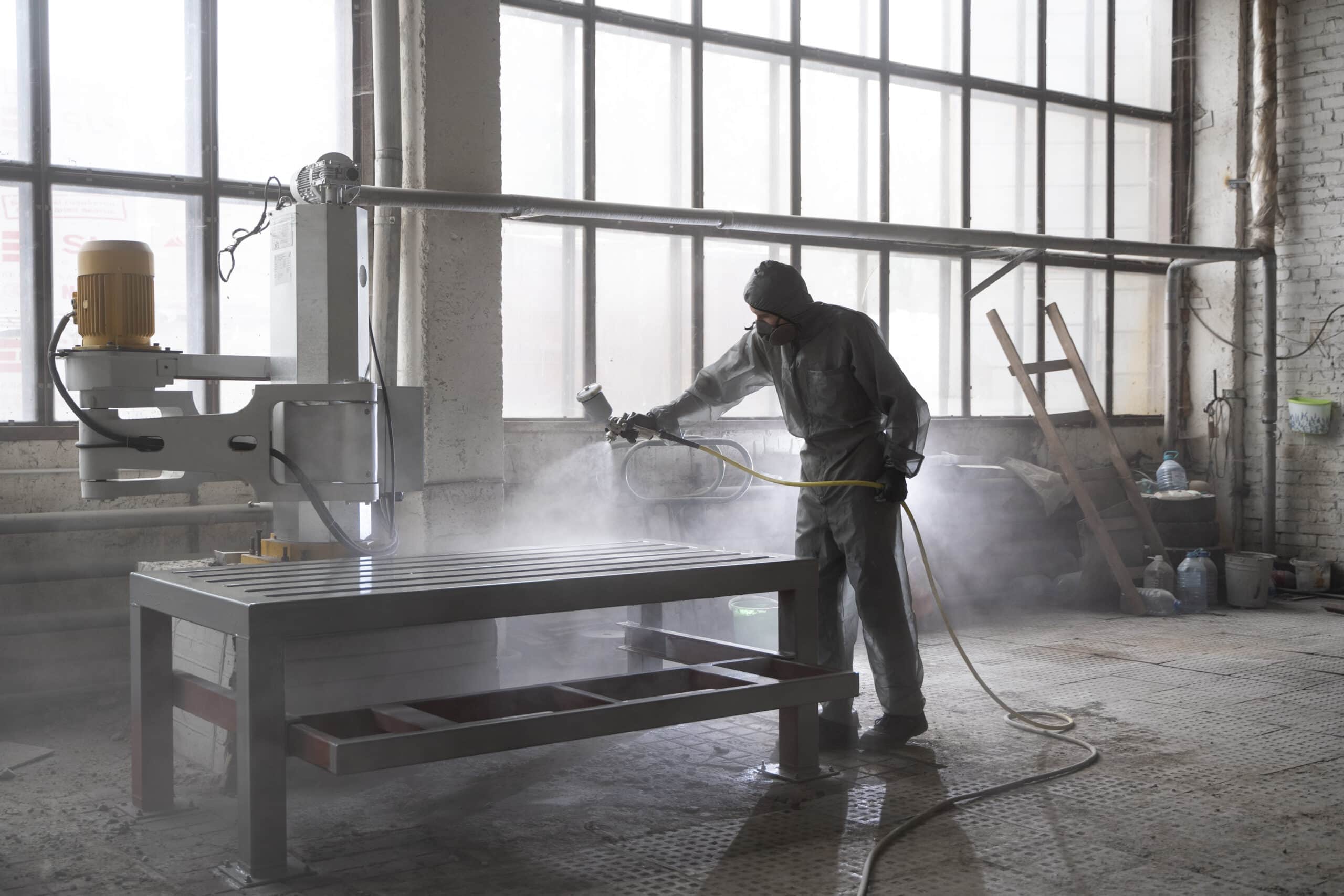 Industrial Painting application at Apex facility